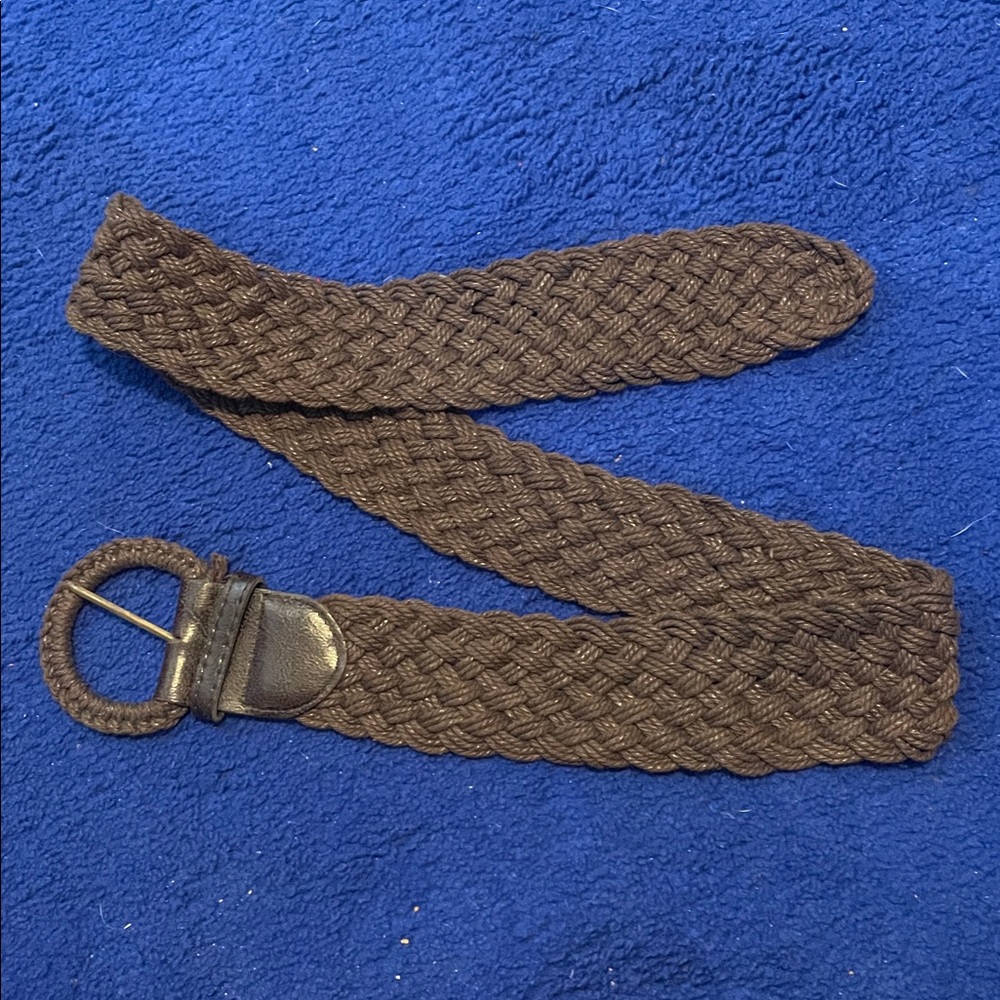 Braided Brown Women's Belt 45”
